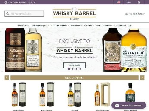 The Whisky Barrel Promo Codes & Coupons