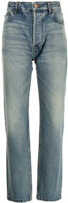 Normal straight-leg denim jeans