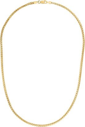 14K Over Italian Silver Franco Chain Necklace