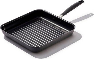 11 Non-Stick Square Grill Pan Black