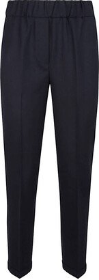 VIA MASINI 80 Straight leg wool trousers