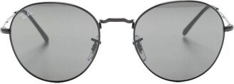 Round-Frame Tinted Sunglasses-AC