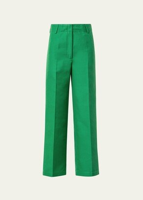 Cropped Wide-Leg Pants-AC