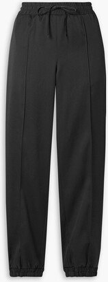 Wool-gabardine track pants