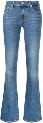 Mid-Rise Flared Jeans-AO