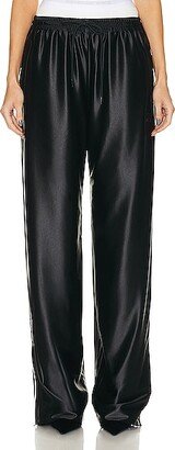 Brief Track Pant in Black