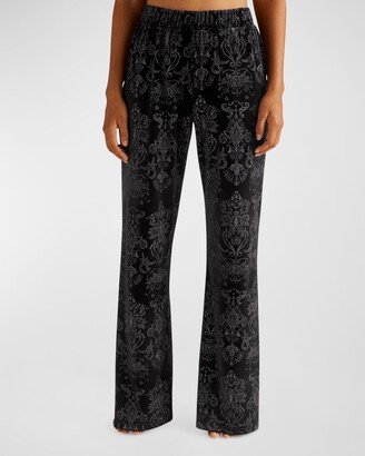 Best Dressed Printed Wide-Leg Pants