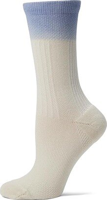 All-Day Socks (Undyed-White/Lavender) Women's No Show Socks Shoes