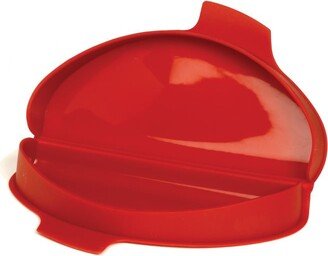 Silicone Microwave 2 Egg Omelet Maker, Red