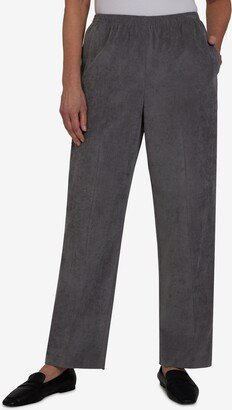 Petite Classics Pull-On Corduroy Straight Leg Pants, Petite & Petite Short