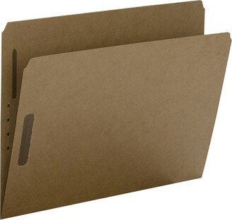 Smead Fastener File Folder, 2 Fasteners, Reinforced Straight-Cut Tab, Letter Size, Kraft, 50 per Box (14813)