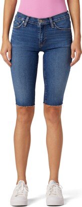 Amelia Cutoff Denim Knee Shorts