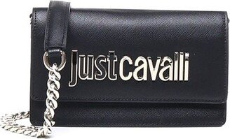 Logo-Lettering Chain-Linked Crossbody Bag-AA