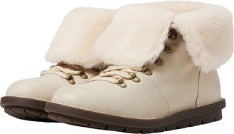 Blaine Shearling (Cream) Women's Lace-up Boots