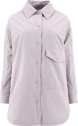 Pocket-Detailed Buttoned Coat