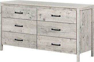 Gravity 6 Drawer Double Dresser