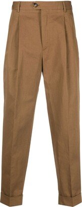 PT Torino Pleat-Detail Chino Trousers-AB