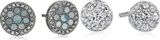 Crystal Stud Earrings with Crystal Stud Earrings