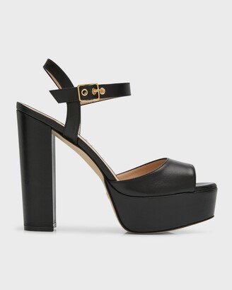 Ryder Ankle-Buckle Platform Sandals