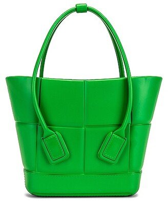 Mini Arco Shopping Tote Bag in Green