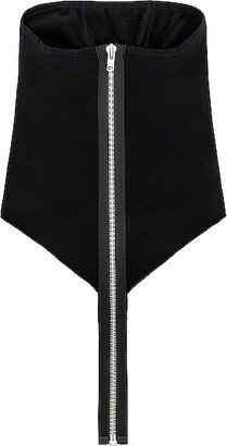 NG4-PS Modular Zippered Powerstretch Neck Gaiter in Black