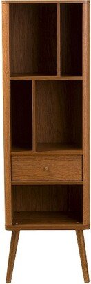 Ellingham Mid-century Retro Modern Sideboard Storage Cabinet Bookcase Organizer - Walnut