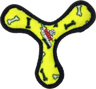 Tuffy Jr Boomerang Yellow Bone, Dog Toy