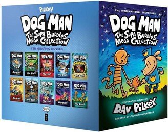 Barnes & Noble Dog Man: The Supa Buddies Mega Collection (Dog Man #1-10 Box Set) by Dav Pilkey