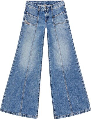 D-Akki mid-rise bootcut-jeans