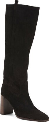 TJMAXX Suede High Shaft Boots For Women-AB