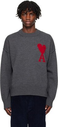 Gray Ami De Cœur Sweater-AA