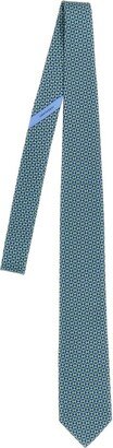 Gancini-Printed Pointed Tip Tie-AB