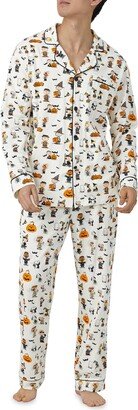 x Peanuts® Snoopy's Halloween Print Organic Cotton Jersey Pajamas