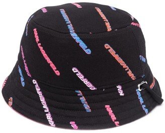 K/Futuristic logo-print bucket hat