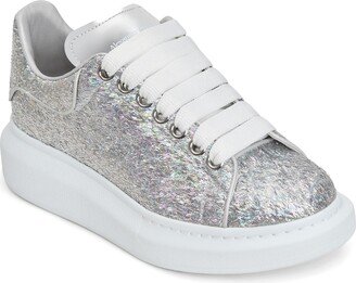 Oversized Holographic Glitter Platform Sneaker