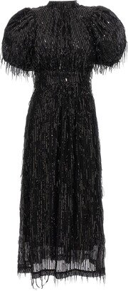 Sequin Midi Dress-AA