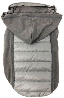 'Apex' Lightweight Hybrid 4-Season Stretch & Quick-Dry Dog Coat w/ Pop out Hood - Medium-AB