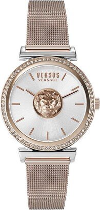 Versus Versace Versus By Versace Women's Brick Lane Lion Mesh Watch