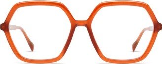 Neela Hexagonal Frame Glasses