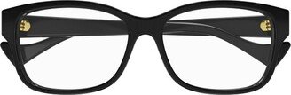 Rectangle Frame Glasses-BW