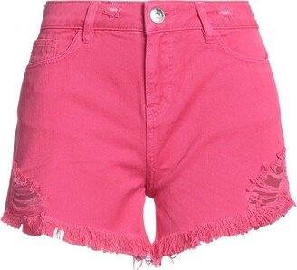 MY TWIN TWINSET Denim Shorts Magenta