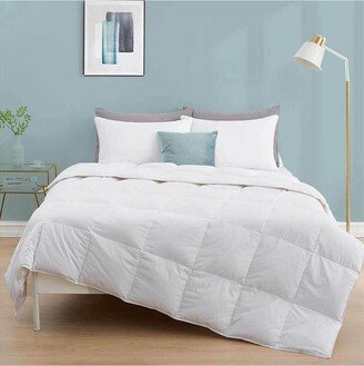360Tc Lightweight White Goose Down And Feather Fiber Comforter