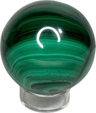 Natural Malachite Quartz Sphere Crystal Ball Decoration Collection Gift