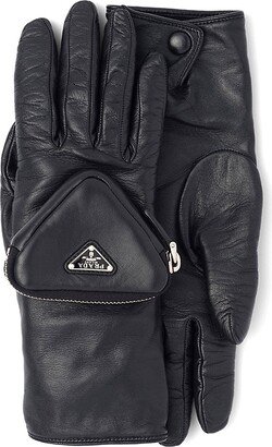 Nappa Leather Gloves With Pouch-AA