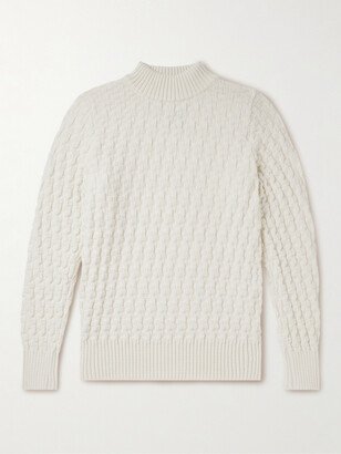 Stark Slim-Fit Cable-Knit Merino Wool Sweater