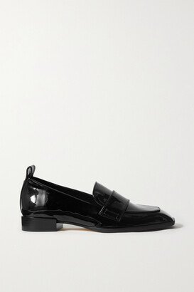 Julie Patent-leather Loafers - Black