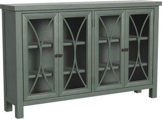 Bayside Four (4) Door Cabinet Robin Egg Blue