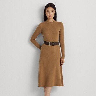 Ralph Lauren Wool-Blend Long-Sleeve Sweater Dress