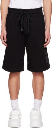 Black Drawstring Shorts-AH