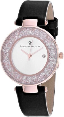 Christian Van Sant Women's Silver dial Watch